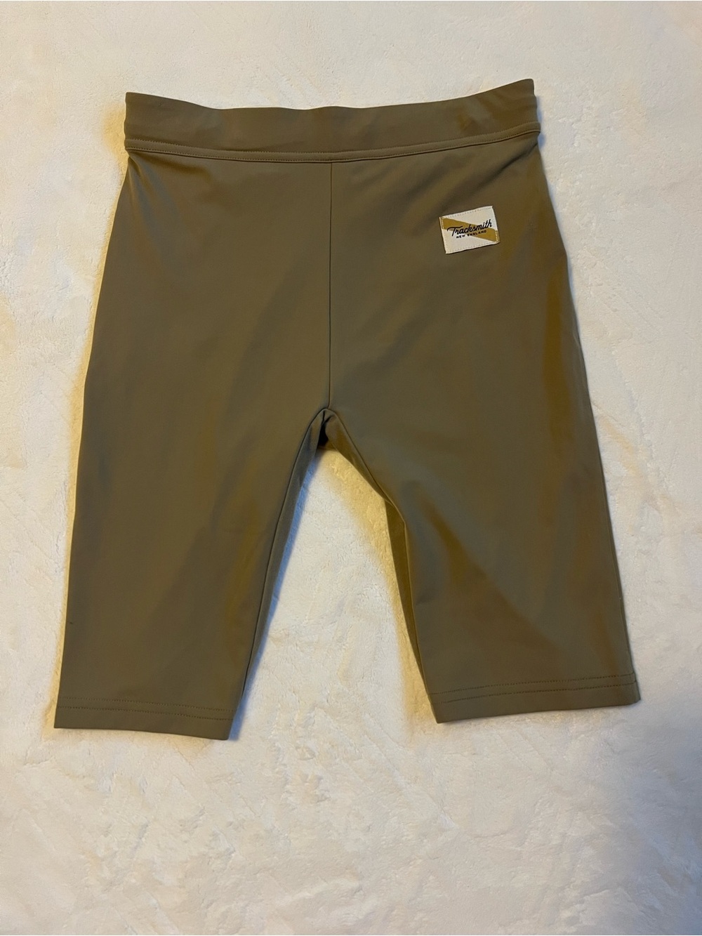 Tracksmith Men's Athletic Running/Biker Shorts size Small in Olive Color